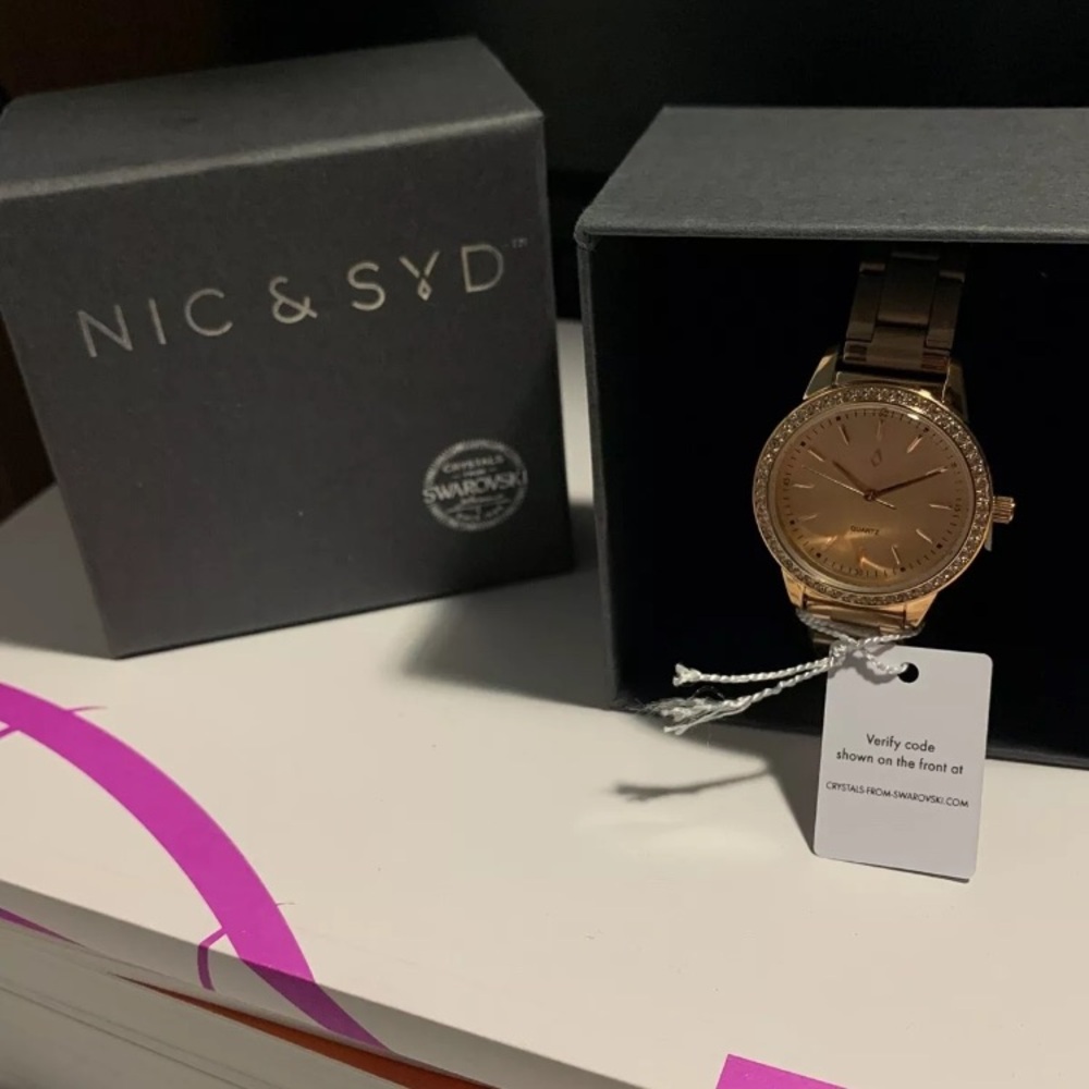 Nic & Syd Rose Gold Womens Watch